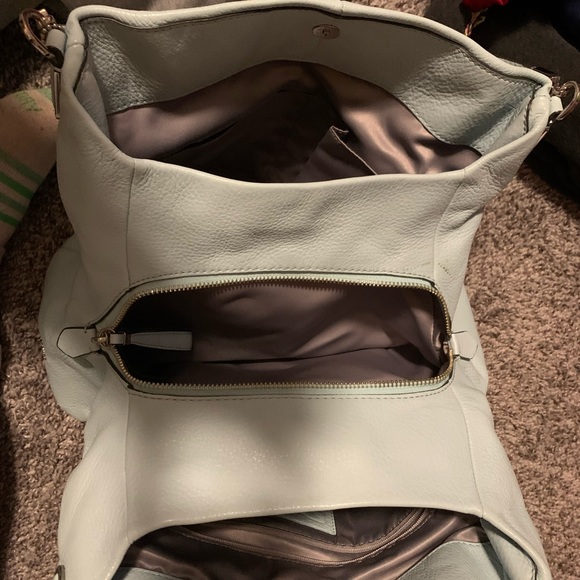 Coach | Bags | Coach Madison Phoebe Pebbled Leather Bag Baby  Coach Madison Phoebe Pebbled Leather Bag Baby Blue